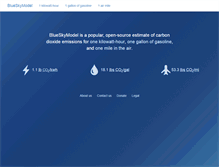 Tablet Screenshot of blueskymodel.org